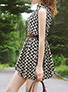 Women's Skater Dress - Black White / Soft / Cool